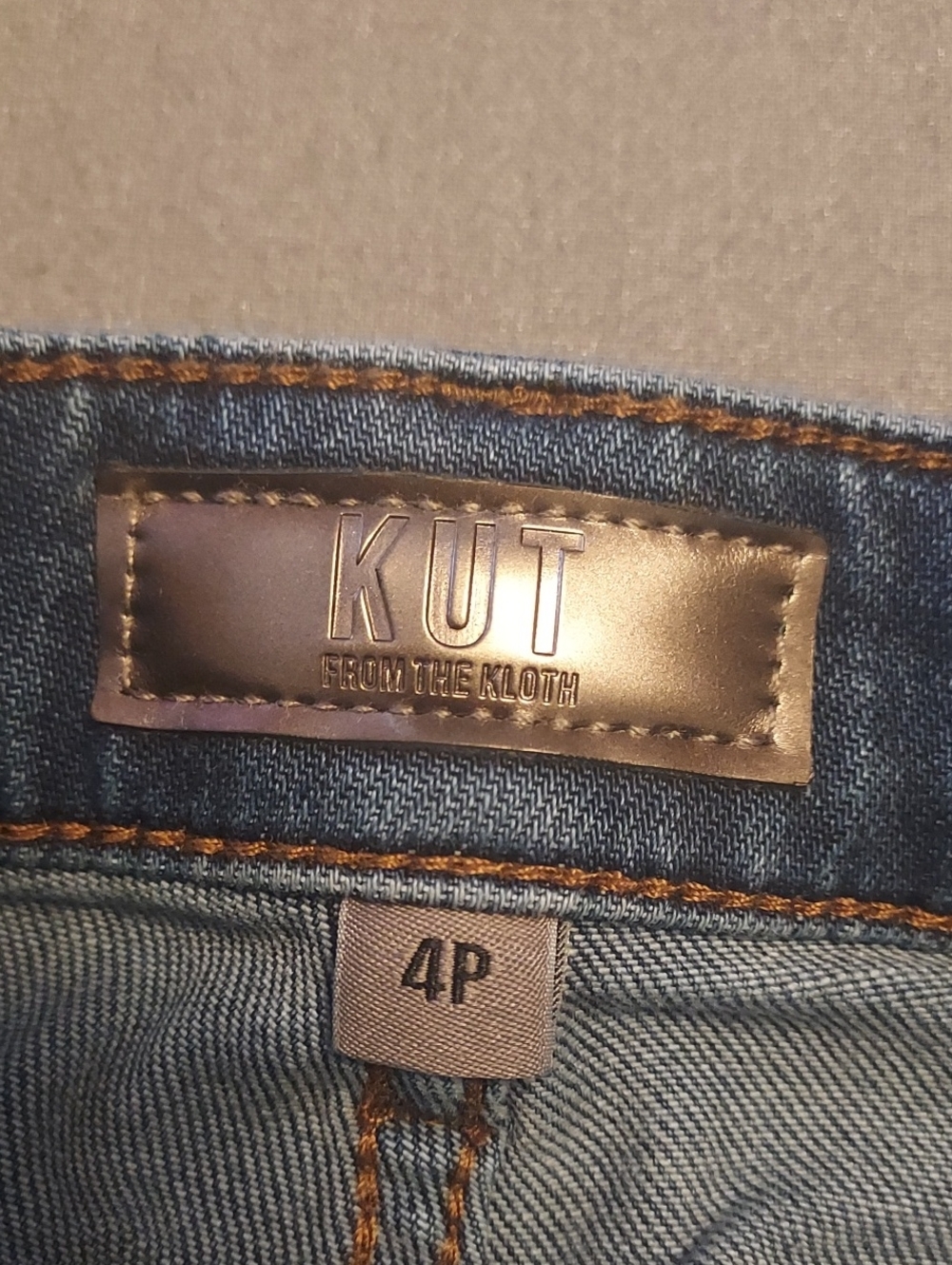 Kut From The Kloth Denim Jean High Rise Ankle Flare Fab Ab Size 4P - Picture 10 of 14